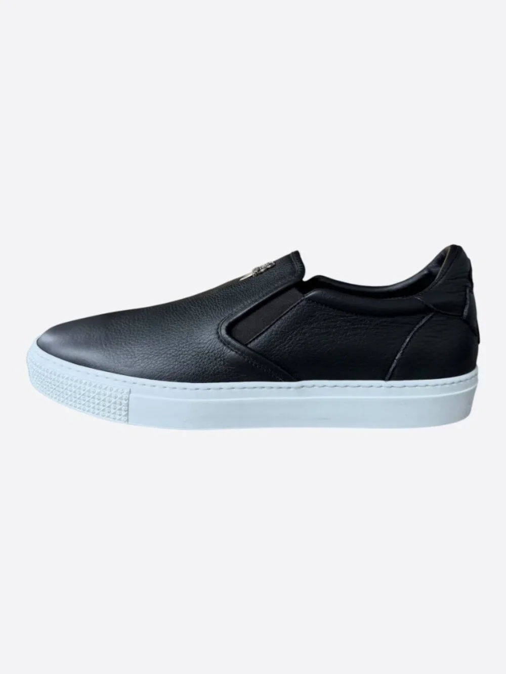 Chrome Hearts Black Dagger Slip On Sneakers
